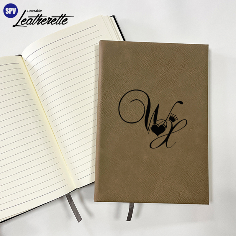 كتاب رسم جلدي قابل بالليزر مقاس 5 1/4 × 8 1/4
