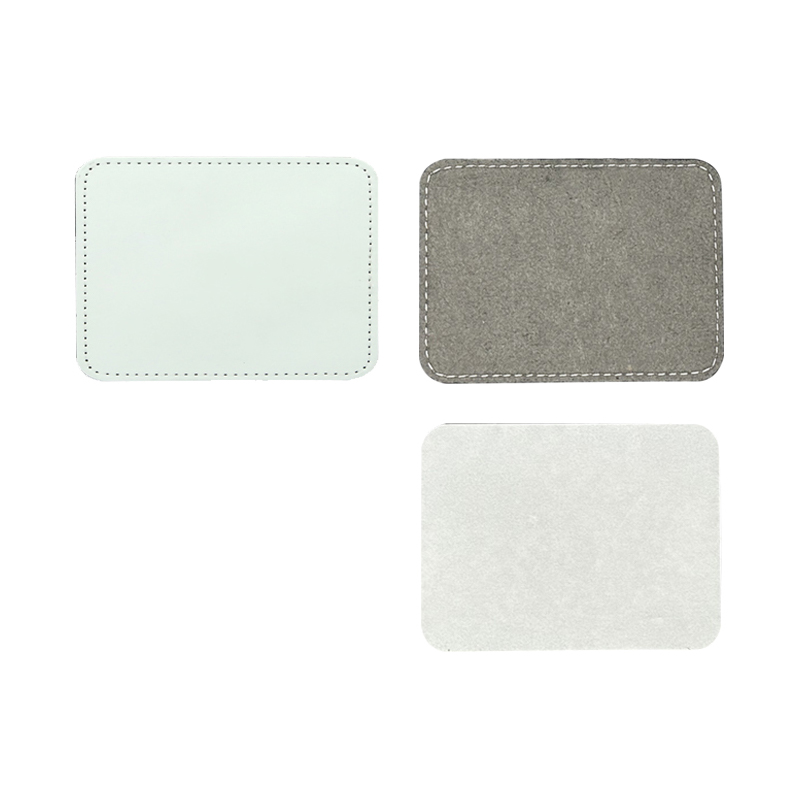 3' x 2' Rectangle Sublimation Leatherette Patches with Adhesive