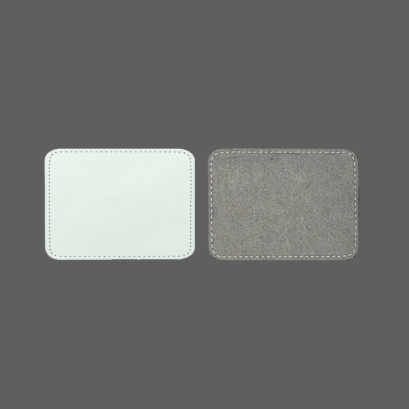 3' x 2' Rectangle Sublimation Leatherette Patches with Adhesive