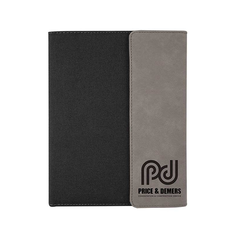 قماش مقاس 9 1/2 × 12 بوصة مع حافظات جلدية